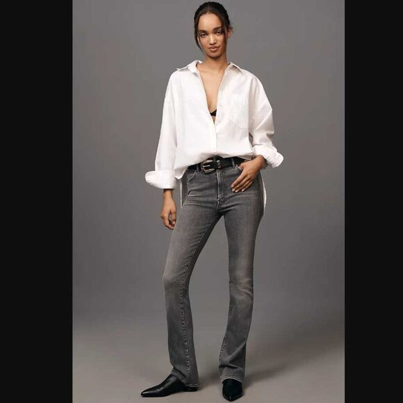 New 25 Mother x Anthropologie Lil Hustler Heel bootcut jeans Magic 8 Ball